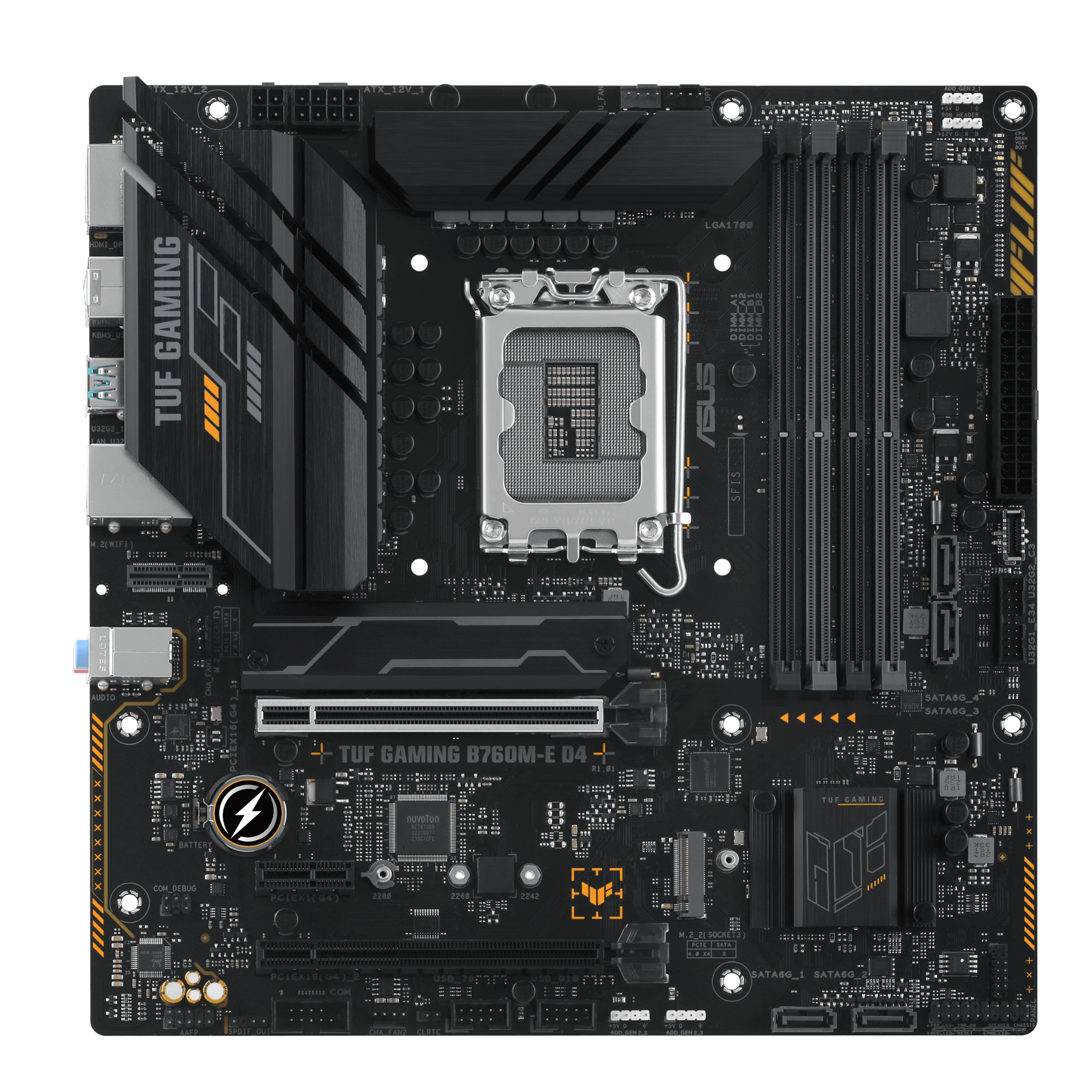 MAINBOARD ASUS B760M-E TUF DDR4 NEW BH 36T