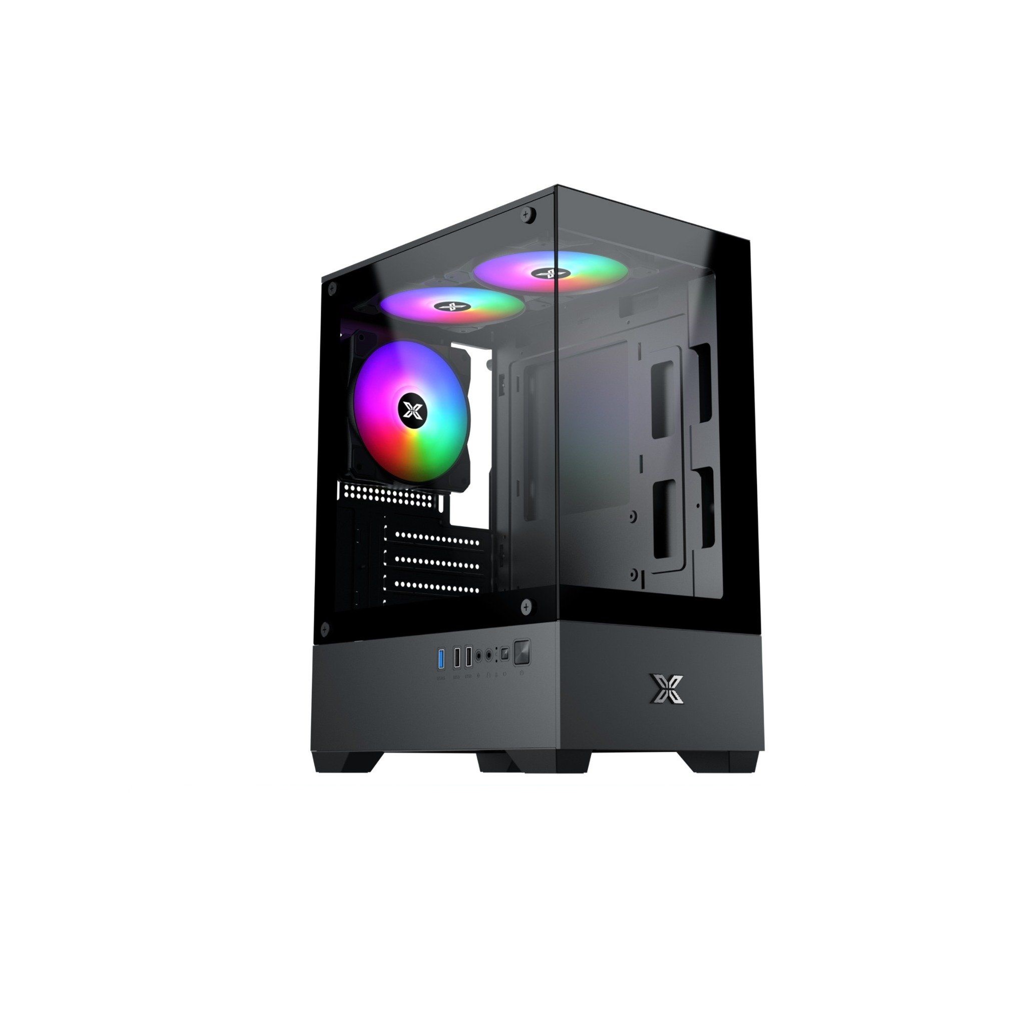 CASE XIGMATEK VIEW 3GF ARCTIC (BỂ CÁ) BLACK NEW