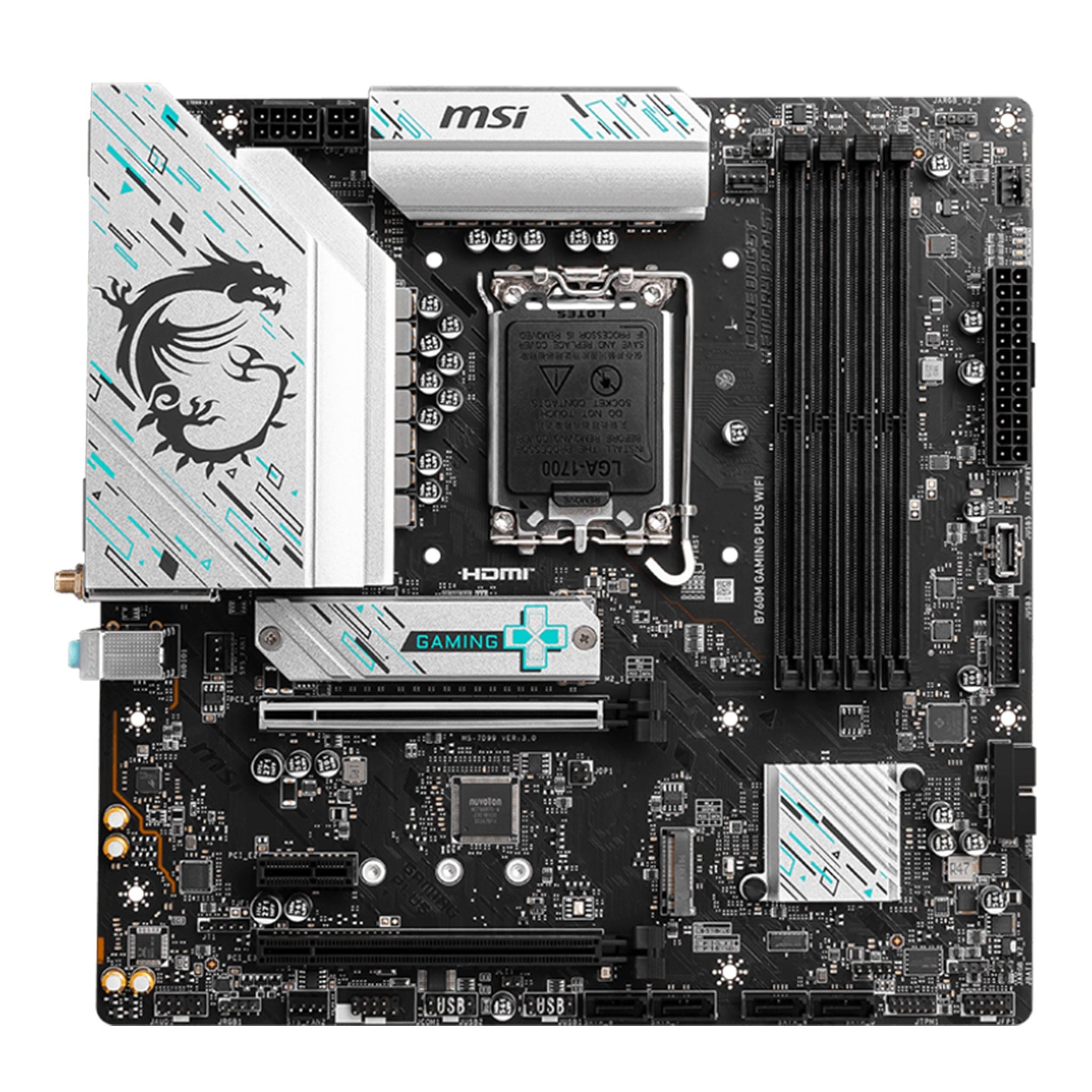 MAINBOARD MSI B760M GAMING PLUS WIFI DDR5 NEW BH 36T