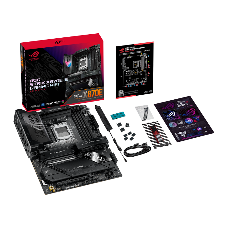 Alternative view of MAIN AMD ASUS X870E-E ROG STRIX WIFI GAMING (AM5) NEW BH 36T